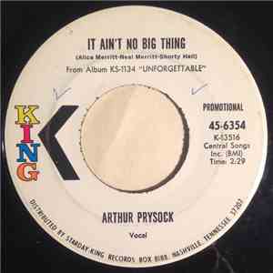 Arthur Prysock - It Ain't No Big Thing / Big Blue Diamond download free