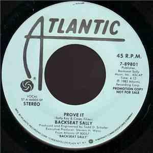 Backseat Sally - Prove It download free