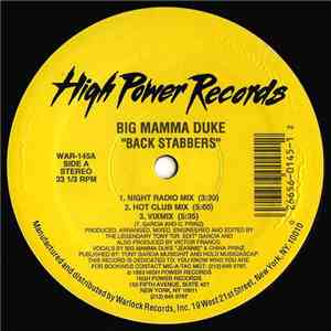Big Mamma Duke - Back Stabbers download free