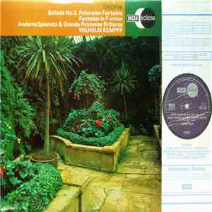 Chopin, Wilhelm Kempff - Ballade No. 3 Polonaise - Fantaisie / Fantaisie in F minor / Andante Spianato & Grande Polonaise Brillante download free