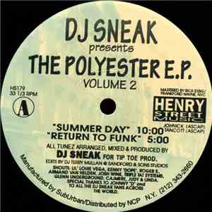 DJ Sneak - The Polyester E.P. Volume 2 download free