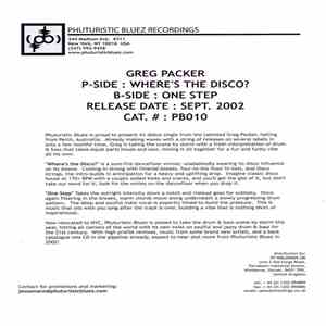 Greg Packer - Where's The Disco? download free