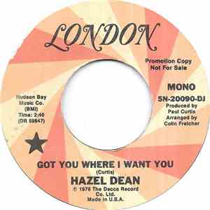 Hazel Dean - Got You Where I Want You download free