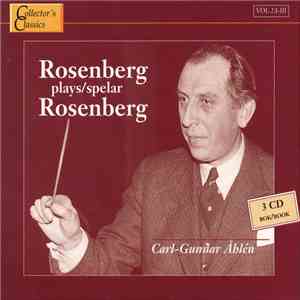 Hilding Rosenberg - Rosenberg Plays/Spelar Rosenberg download mp3 flac