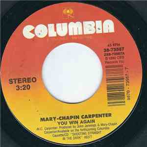 Mary-Chapin Carpenter - You Win Again/ The Moon And St. Christopher download free