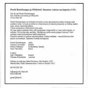 Pentti Rasinkangas Ja Ohilyönti - Saamme Voimaa Auringosta download free