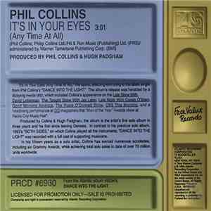 Phil Collins - It's In Your Eyes (Any Time At All) download free