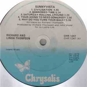 Richard & Linda Thompson - Sunnyvista download free
