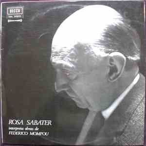 Rosa Sabater, Frederico Mompou - Rosa Sabater Interpreta Obras De Federico Mompou download free