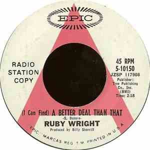 Ruby Wright - (I Can Find) A Better Deal Than That download free