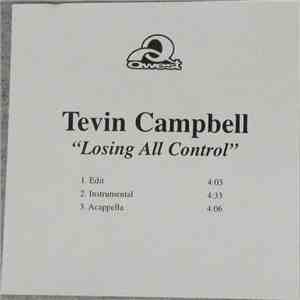Tevin Campbell - Losing All Control download free
