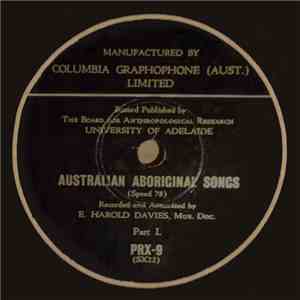 Various, Edward Harold Davies - Australian Aboriginal Songs download mp3 flac
